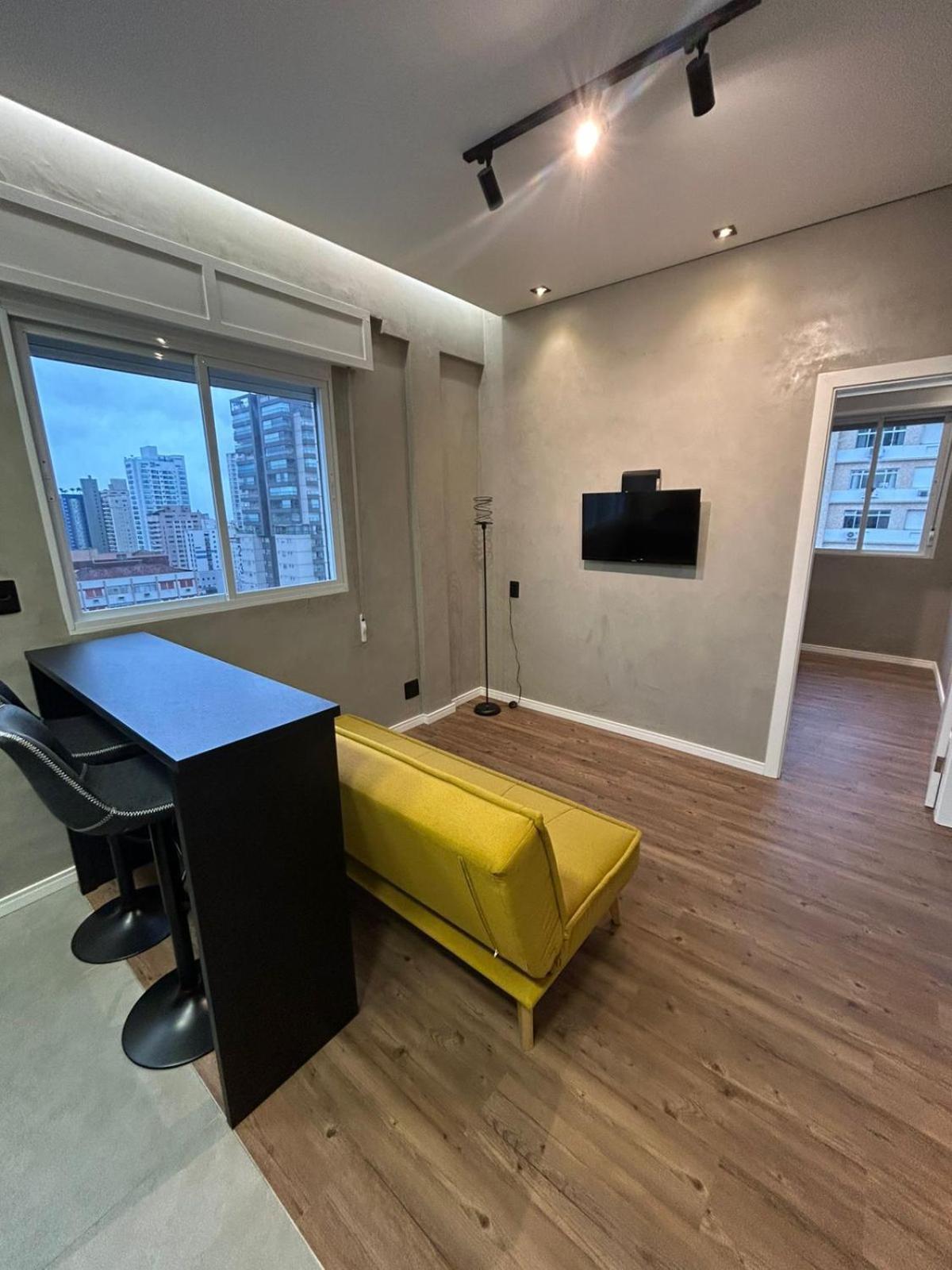 Apartamento Frente A Praia Do Embare Santos Ngoại thất bức ảnh