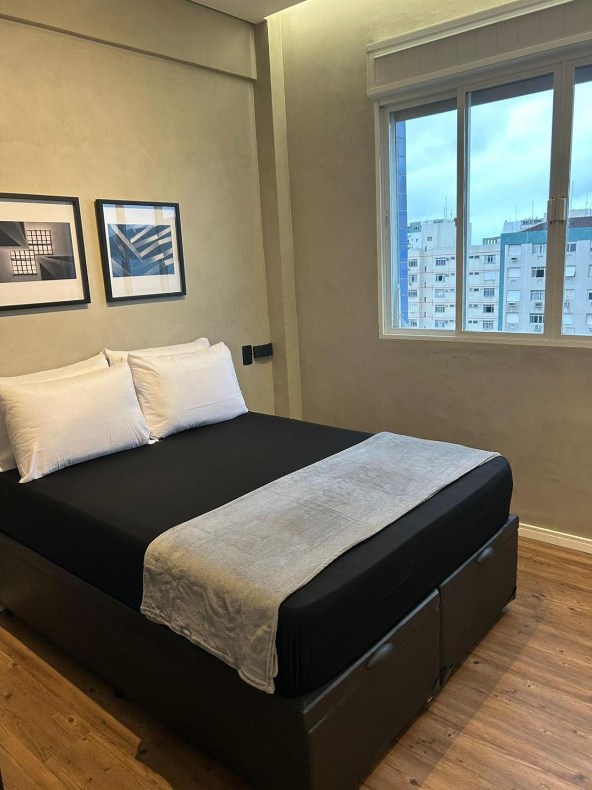 Apartamento Frente A Praia Do Embare Santos Ngoại thất bức ảnh